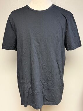BOSS Slim Fit Mercerized Cotton Tee XXL Black Minimal